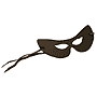 Masquerade-Leather-Mask - 590010 - Who is behind the mask? Mysterious and attractive shape. Fine leather with ties.